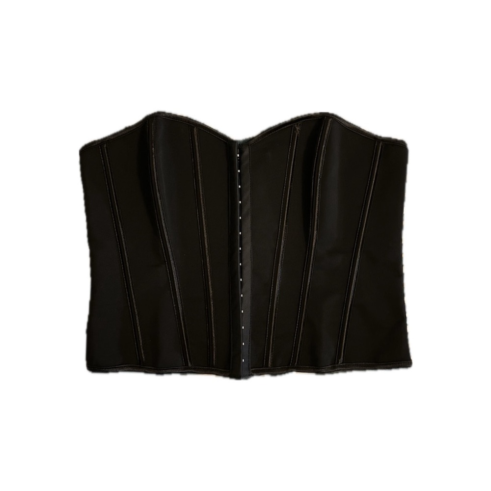 Black Lace Up Corset (L)